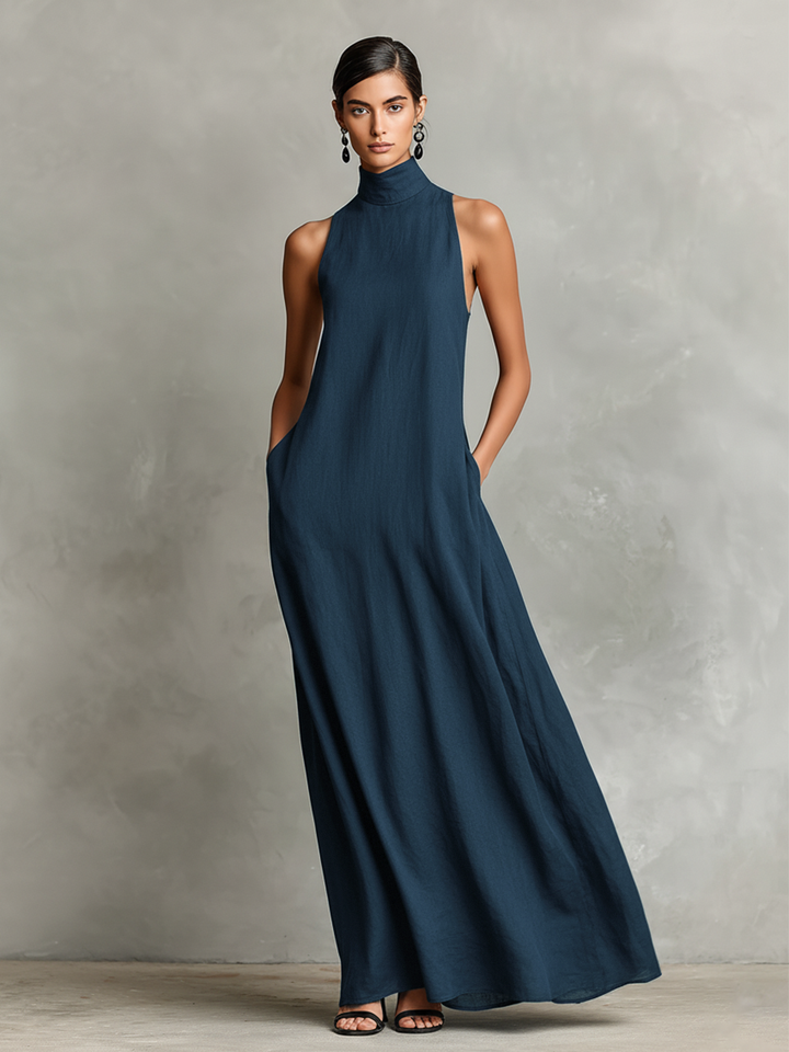 Chiara | High Neck Maxi Dress