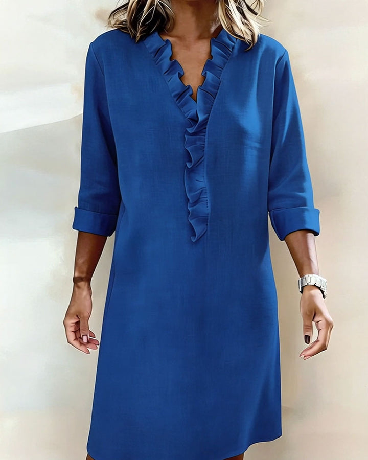 Alessia | Flared Dress with Ruffles