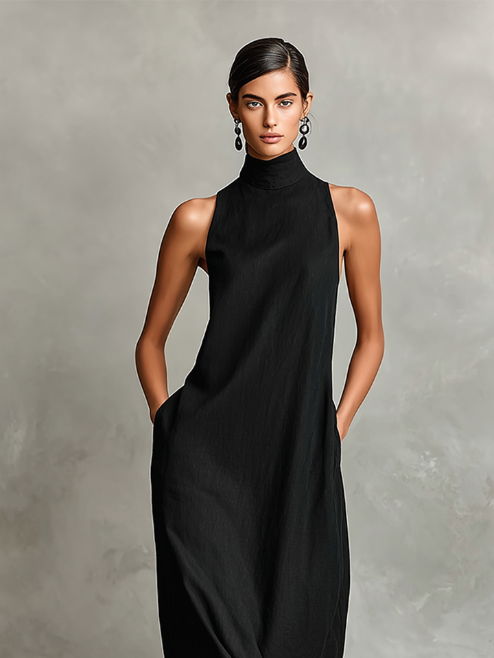 Chiara | High Neck Maxi Dress