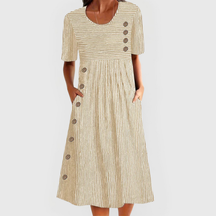 Sophia | Breathable Comfort Midi Dress