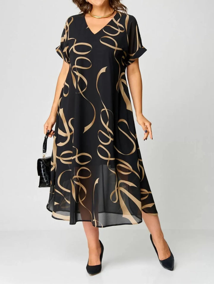 Chiara | Printed Midi Dress
