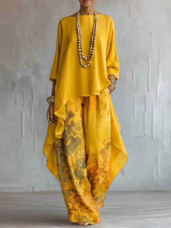 Geneva | Asymmetrical Fluid Floral Set