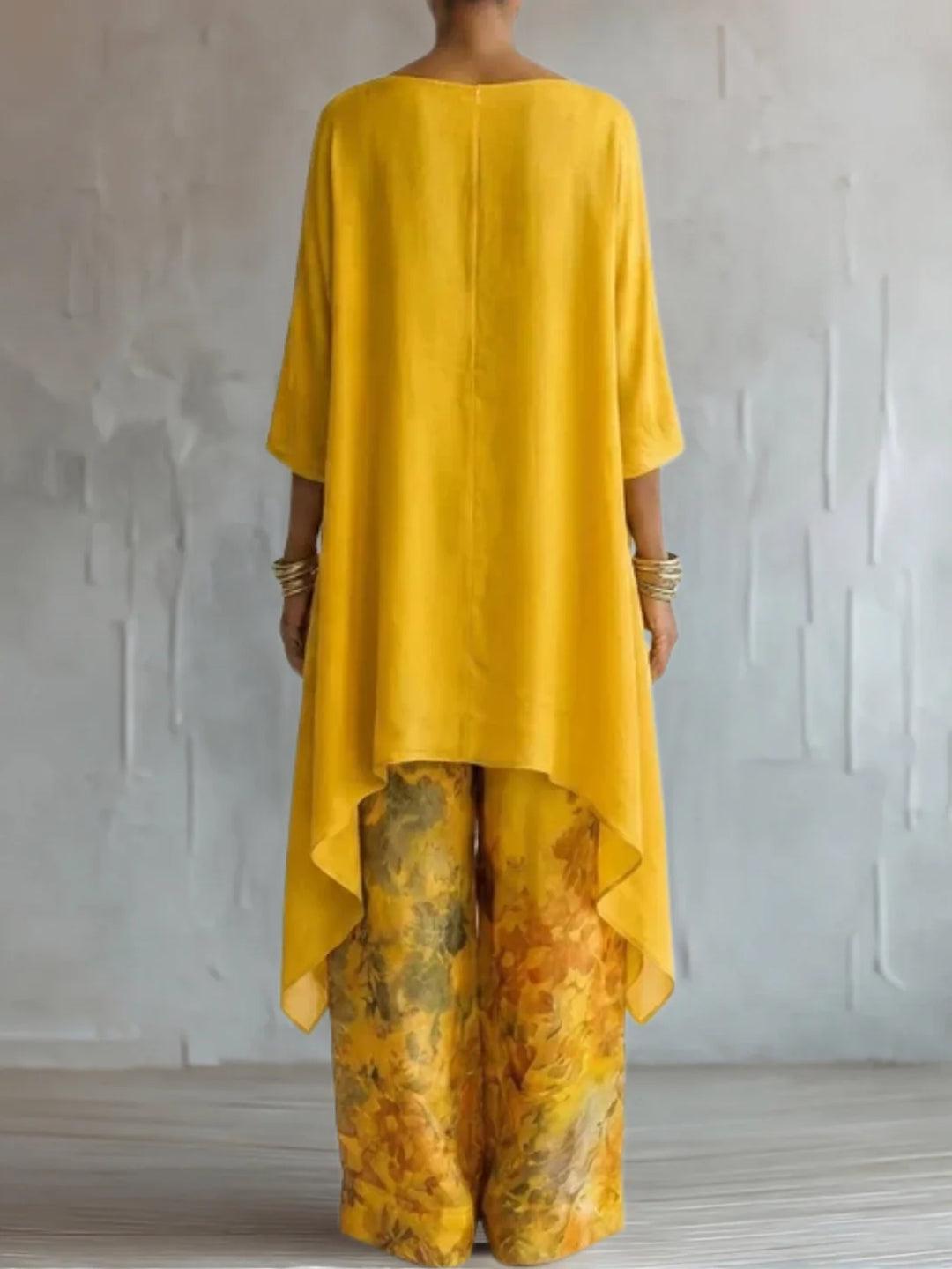 Ginevra | Asymmetrical Floral Fluid Set