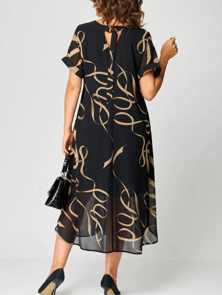 Chiara | Printed Midi Dress