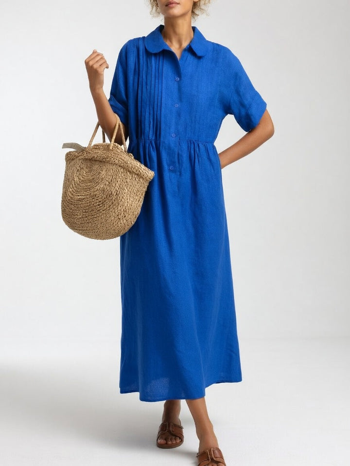 Aurora | Maxi Fluid Dress with Pockets