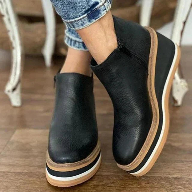 Deborah | Comfort Leather Ankle Boots