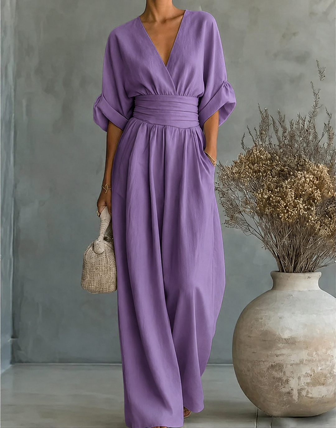 Elise | Elegant Fluid Jumpsuit