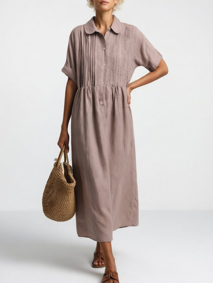 Aurora | Maxi Fluid Dress with Pockets