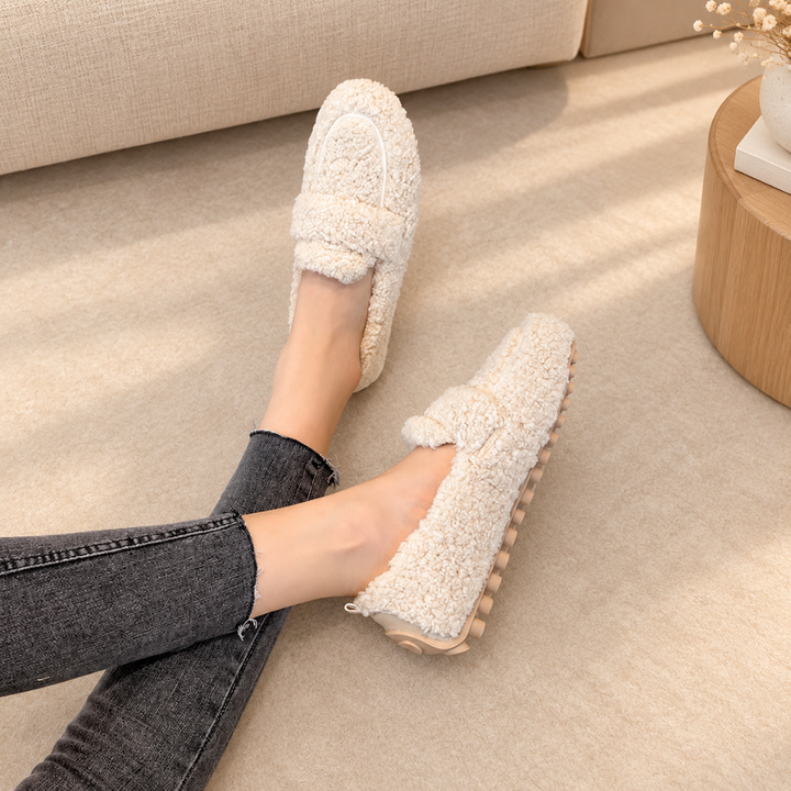 Lou | Chaussons Douillets en Teddy