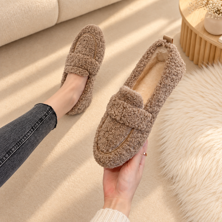Lou | Chaussons Douillets en Teddy