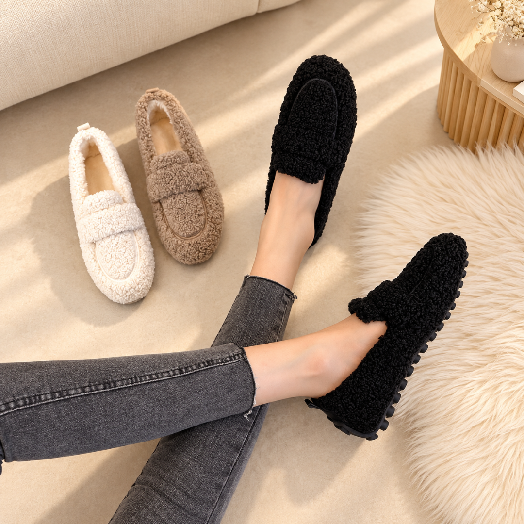 Lou | Chaussons Douillets en Teddy