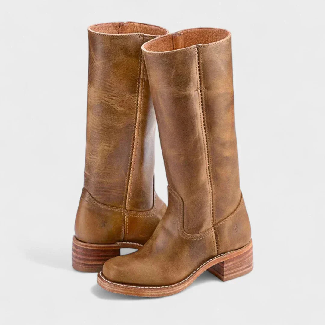 Rhonda | Leather Autumn Boots