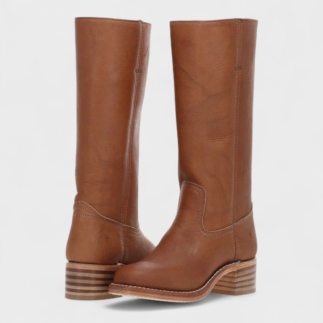 Rhonda™ | Leather Tall Boots