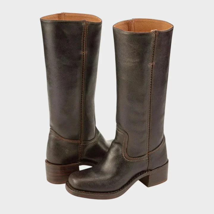 Rhonda | Leather Autumn Boots