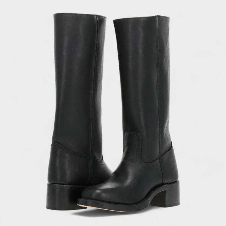 Rhonda™ | Leather Tall Boots