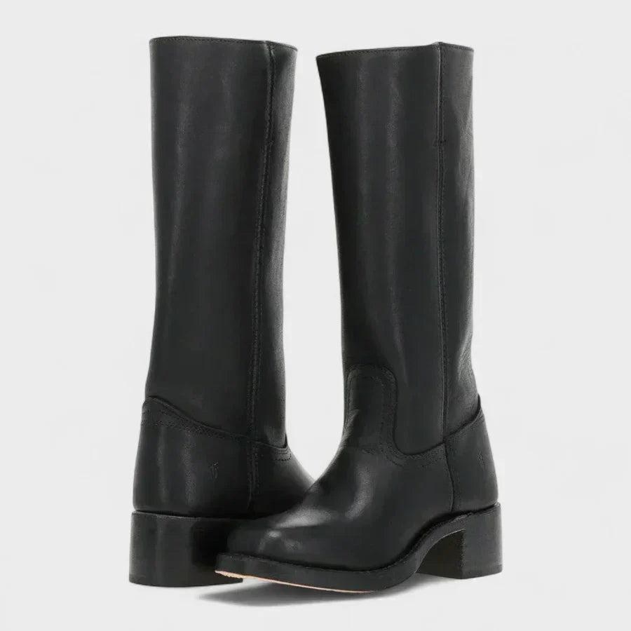 Rhonda | Leather Autumn Boots