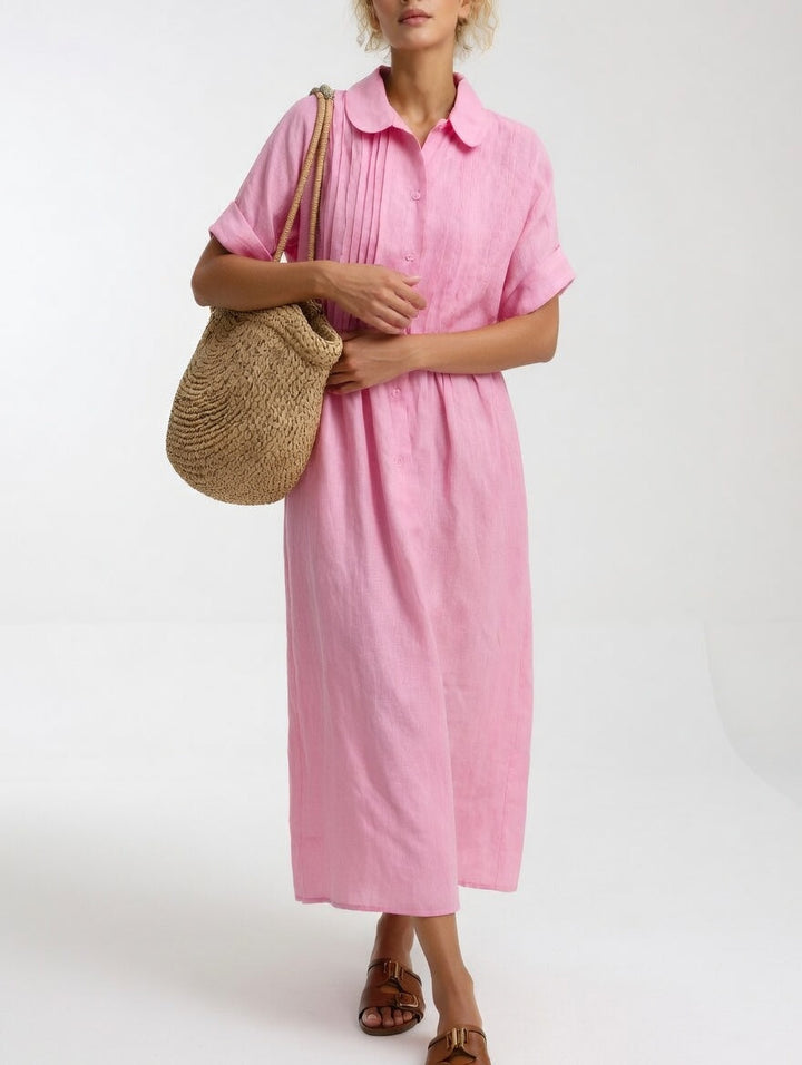 Aurora | Maxi Fluid Dress with Pockets