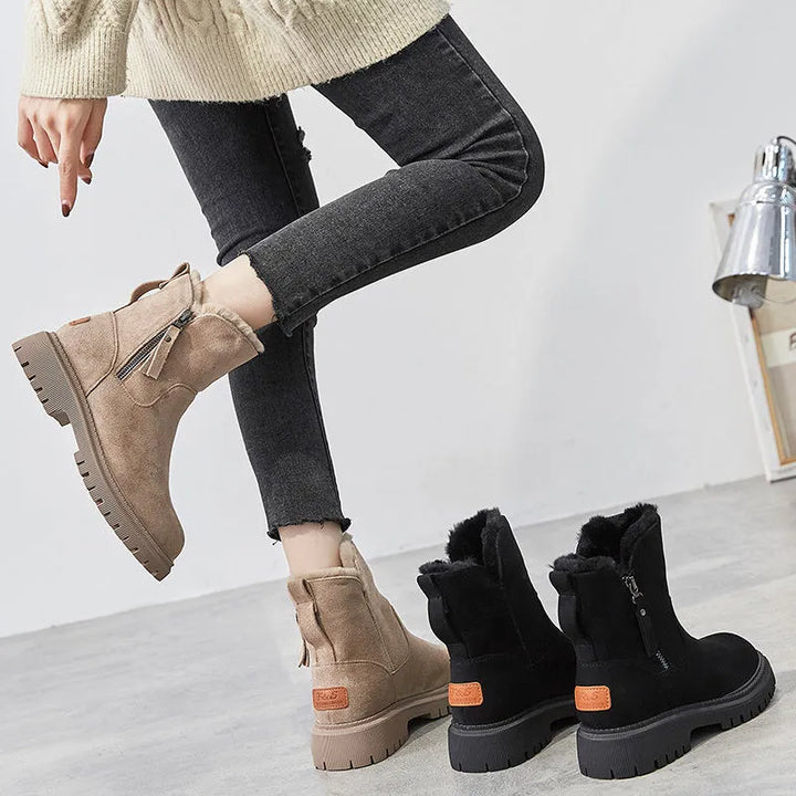 Aspen | Fleece-Lined Suede Autumn Boots