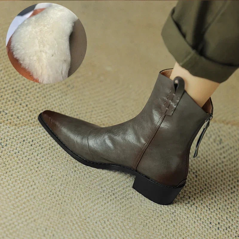 Rhonda | Low Heel Fall Western Boots