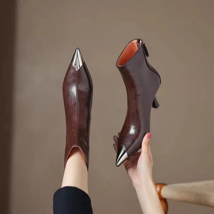 Vivian | Pointed Toe Fall Ankle Boots