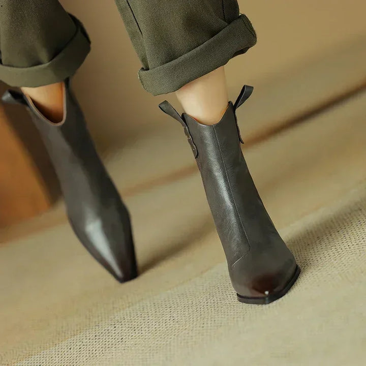 Rhonda | Low Heel Fall Western Boots