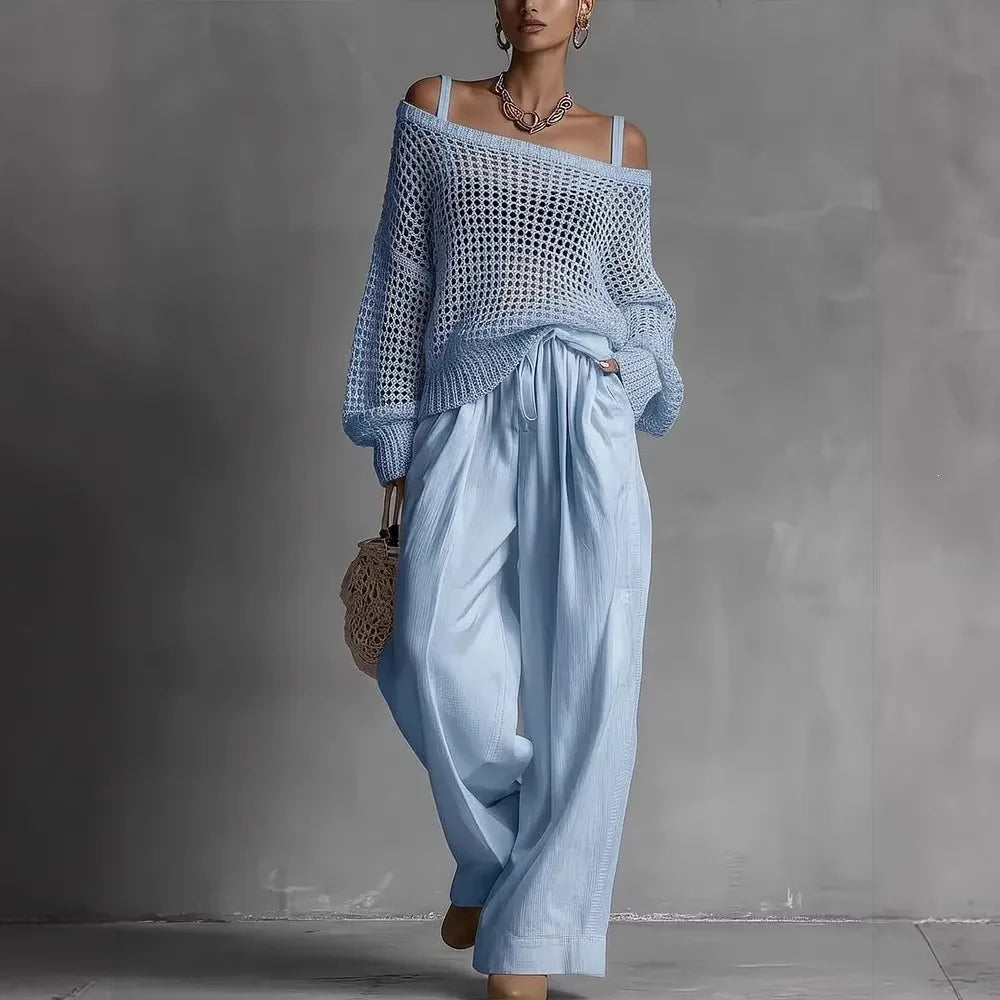 Bianca | Fluid Set with Exposed Shoulders