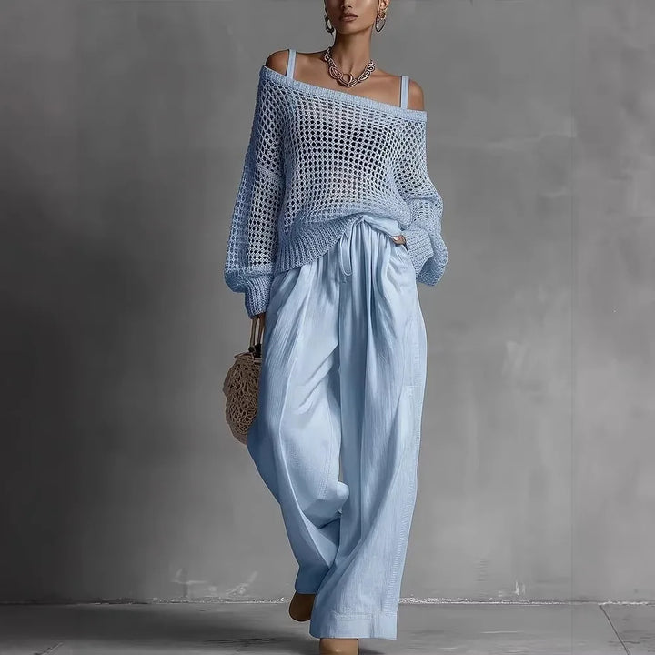 Bianca | Fluid Set with Exposed Shoulders