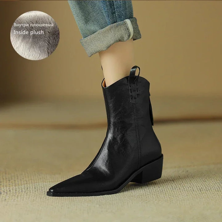 Rhonda | Low Heel Fall Western Boots