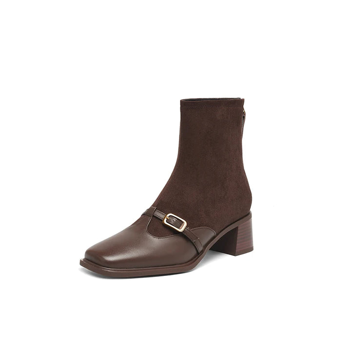 Barbara | Buckle Strap Ankle Boots