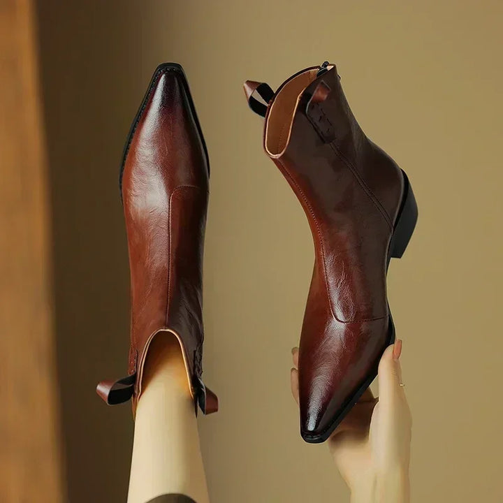 Rhonda | Low Heel Fall Western Boots