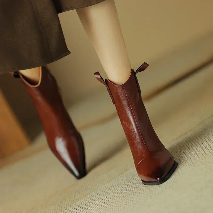 Rhonda | Low Heel Fall Western Boots