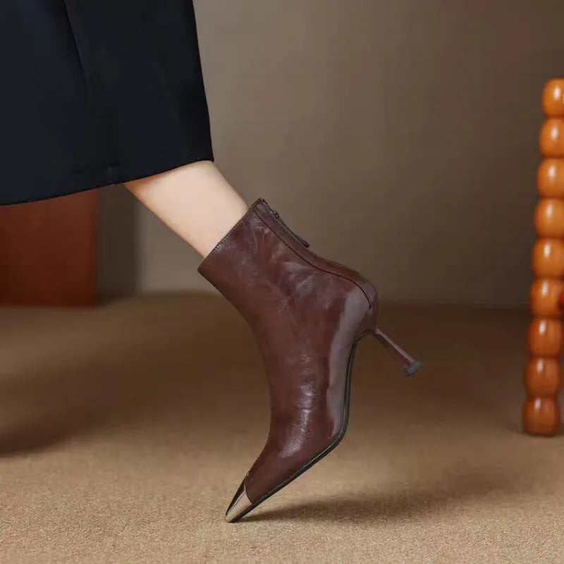 Vivian | Pointed Toe Fall Ankle Boots