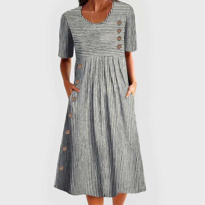 Sophia | Breathable Comfort Midi Dress