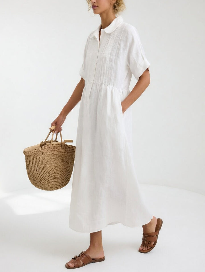 Aurora | Maxi Fluid Dress with Pockets