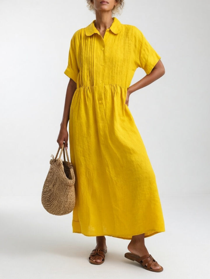Aurora | Maxi Fluid Dress with Pockets