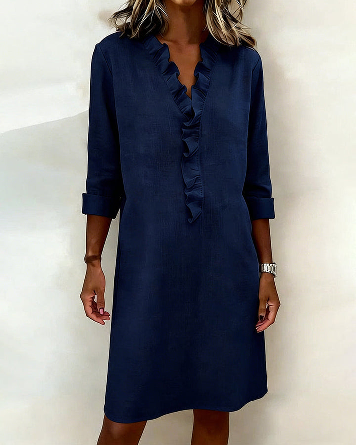 Alessia | Flared Dress with Ruffles
