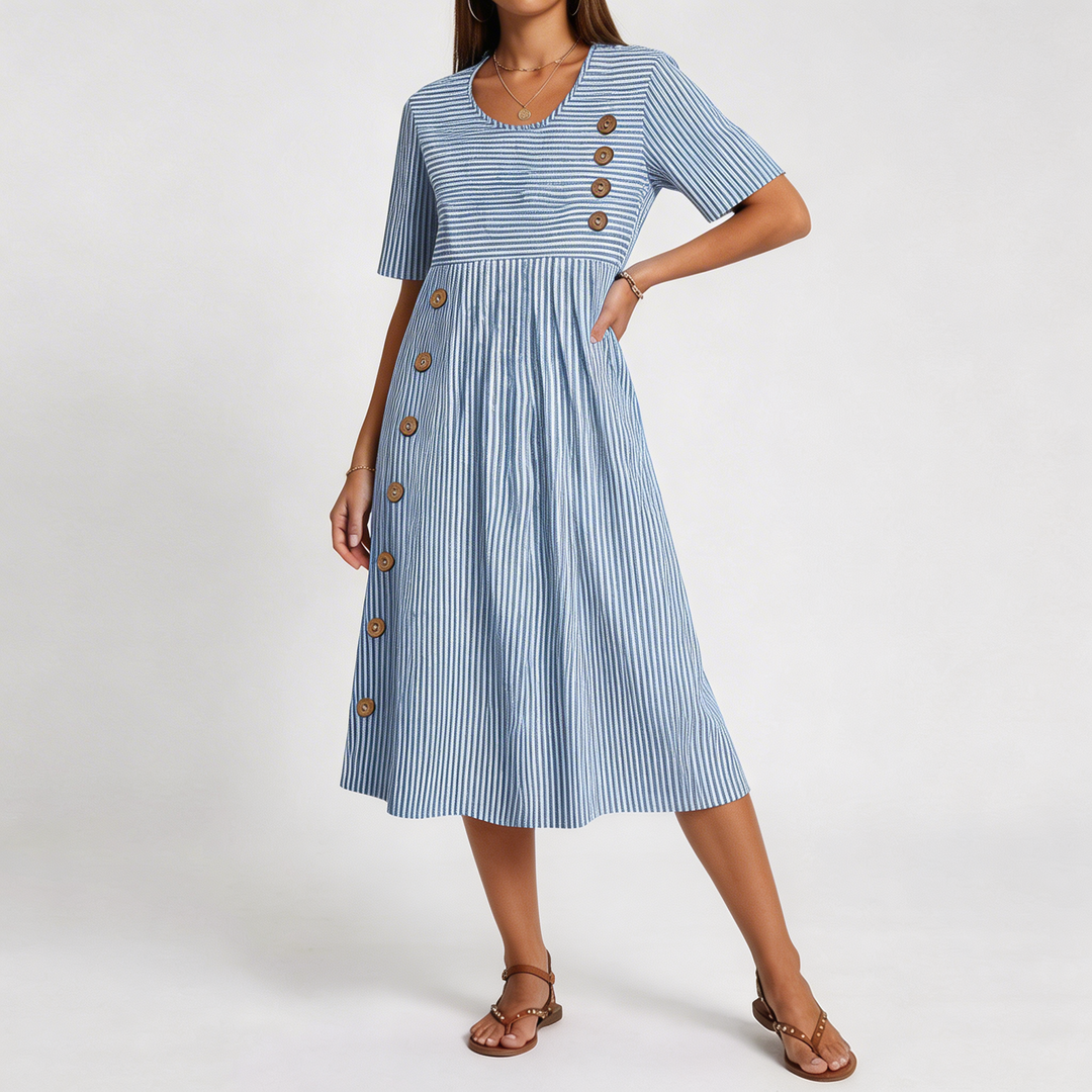 Sophia | Breathable Comfort Midi Dress