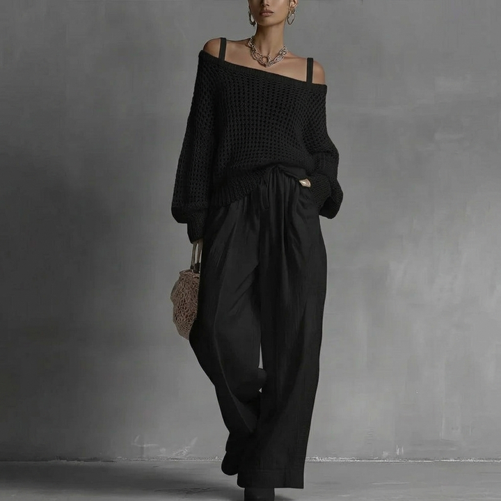 Bianca | Fluid Set with Exposed Shoulders