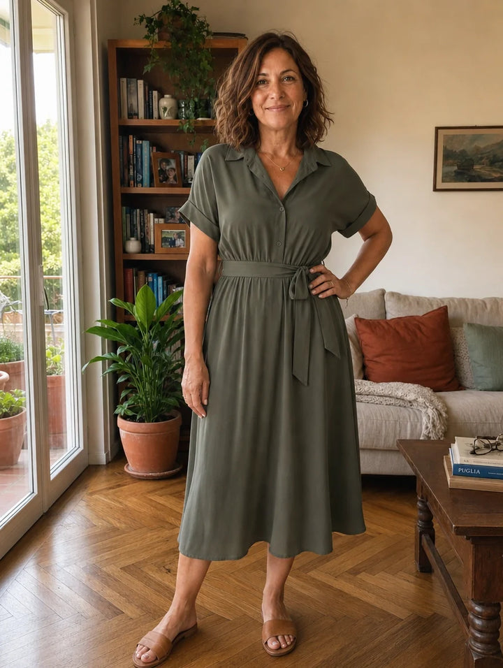 Midi Shirt Dress