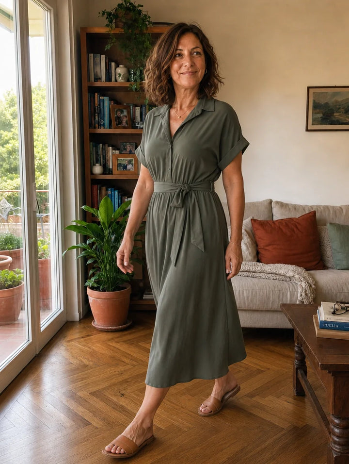 Midi Shirt Dress