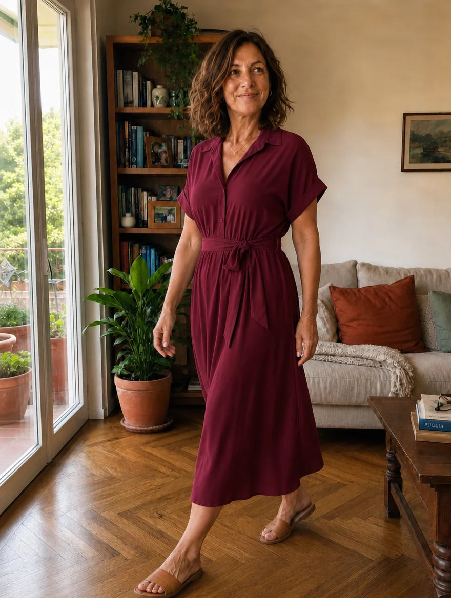 Midi Shirt Dress