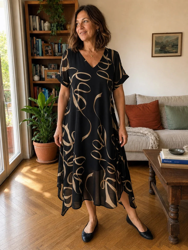 Eleonora | Maxi Print Dress