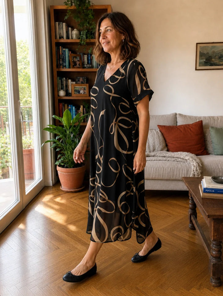 Eleonora | Maxi Print Dress
