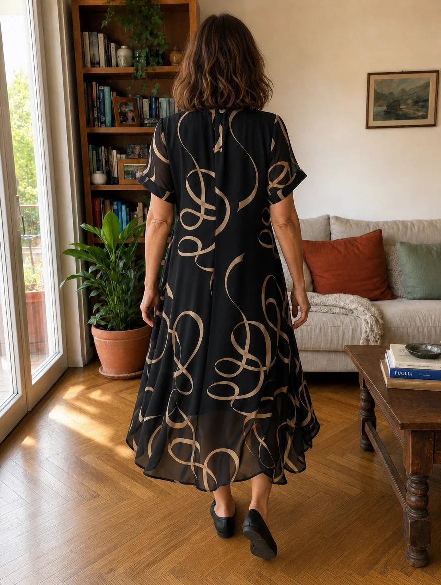 Eleonora | Maxi Print Dress