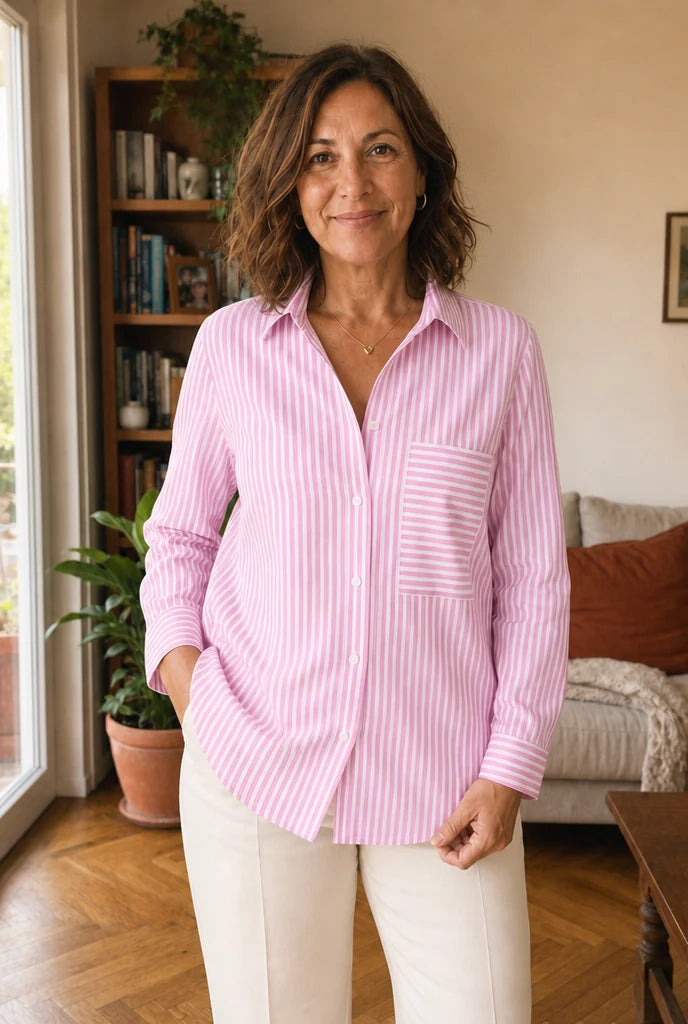 Vittoria | Oversized Striped Shirt