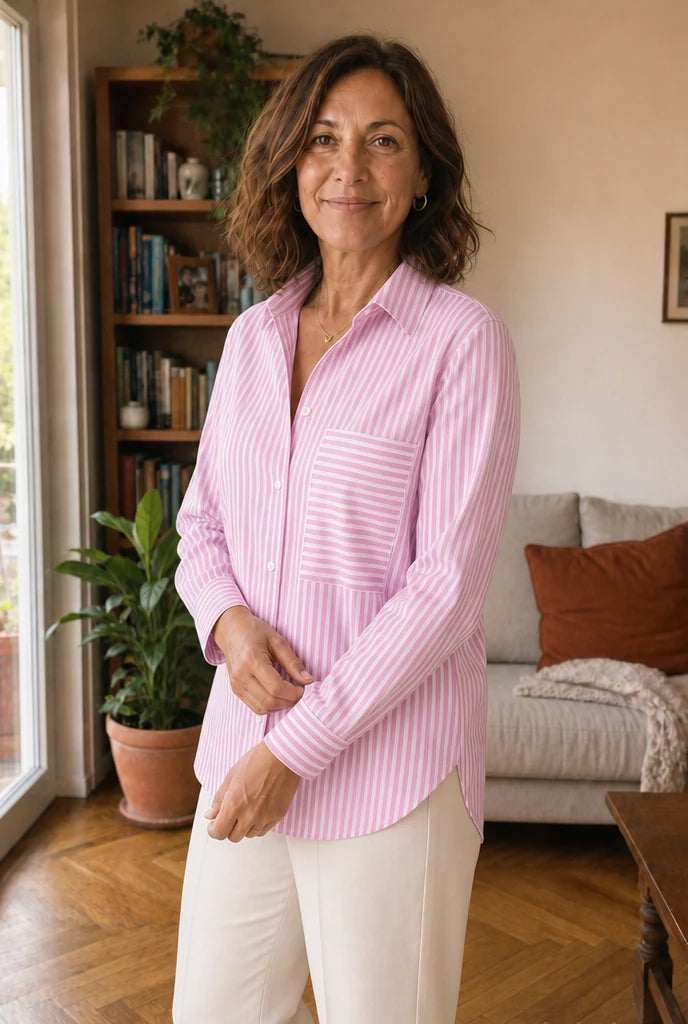 Vittoria | Oversized Striped Shirt