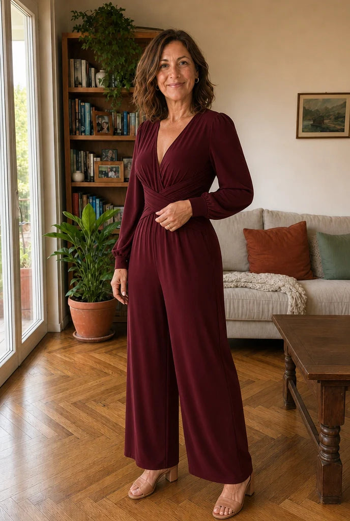 Aurora | Elegant Pleated Jumpsuit