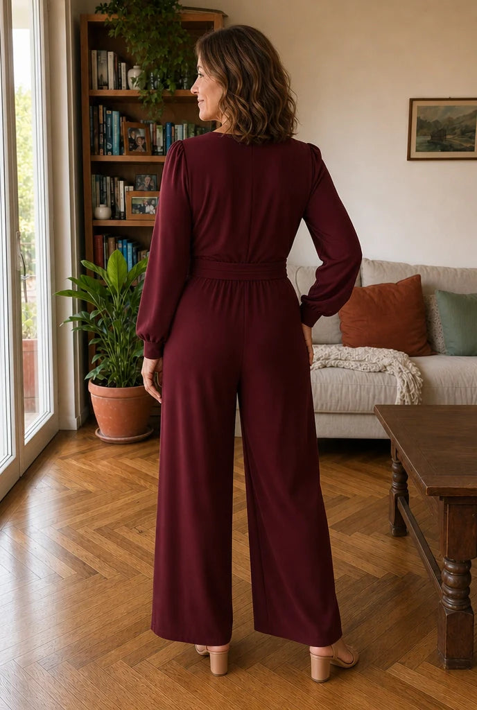 Aurora | Elegant Pleated Jumpsuit