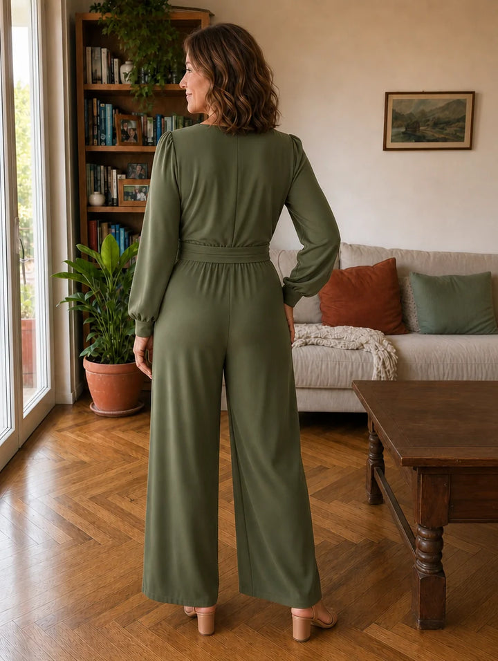 Aurora | Elegant Pleated Jumpsuit