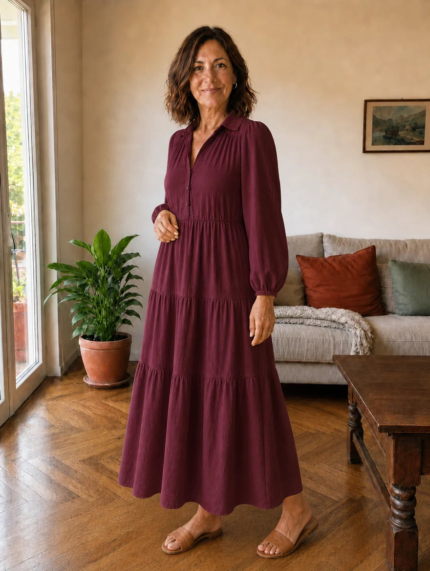 Elegant Ruffled Dress